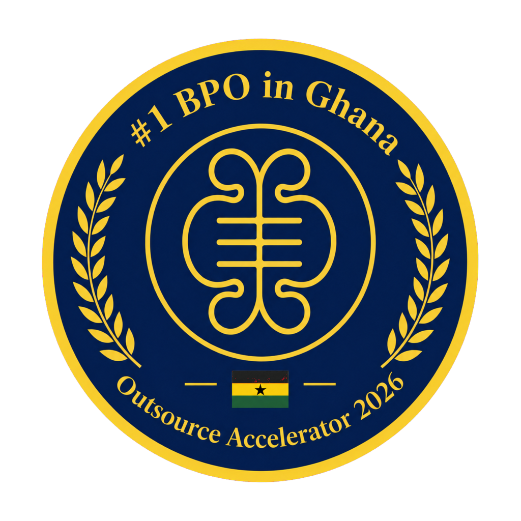 Ghana Gold Coast brand badge — West Africa's premier outsourcing destination