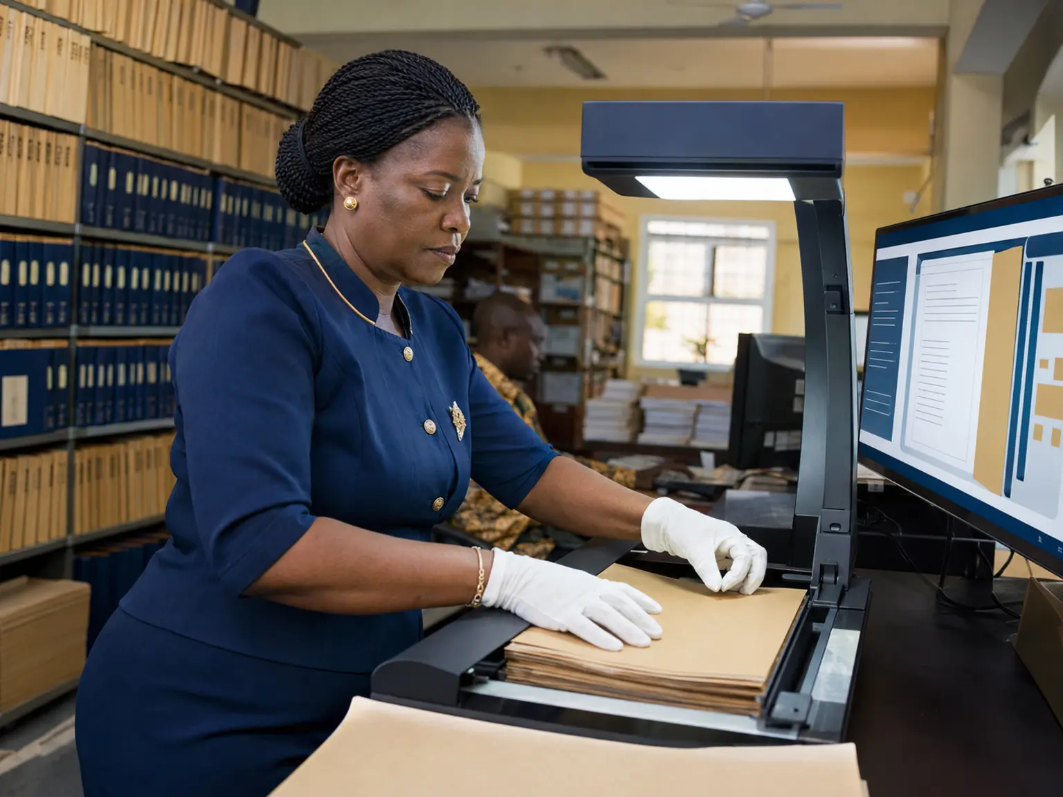 Ghana government document digitalisation support centre